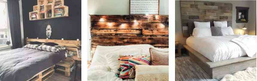 các mẫu giường pallet đẹp, giường gỗ pallet đẹp