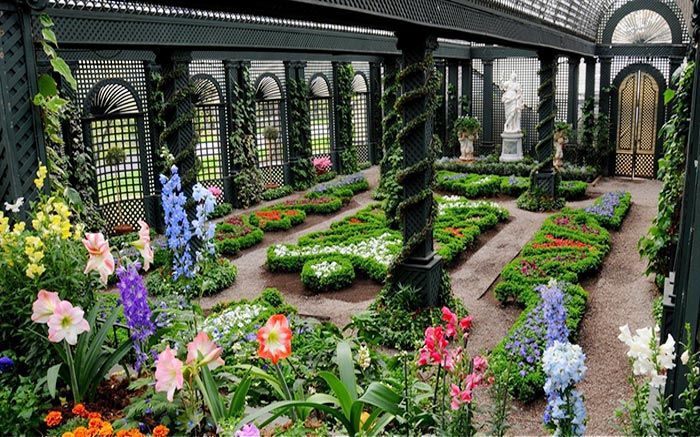 Sân vườn đẹp tự làm theo phong cách Châu Âu