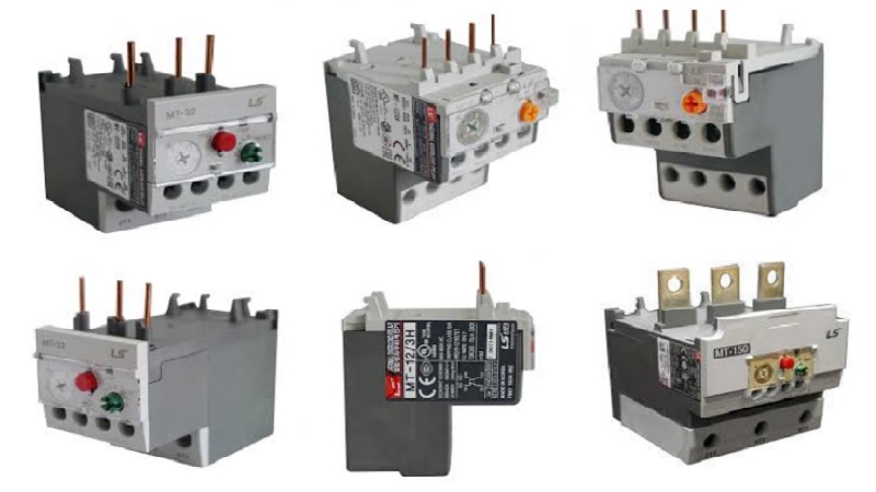 Có nhiều loại rơ le nhiệt